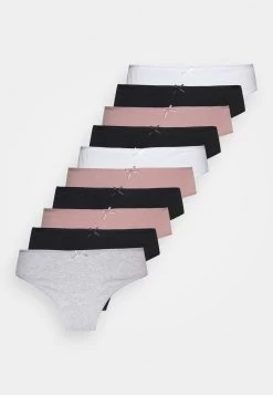 Anna Field Shannon 10 Pack Brief - Slip - Pink/Grey