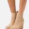 Anna Field Leather Winter Boot - Bottines À Talons Hauts - Beige -Boutique Fashion Soldes 060b490da124428b8382400e5b65d2fd