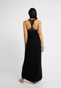 Anna Field Anna Long Viscose Dress - Chemise De Nuit / Nuisette - Black -Boutique Fashion Soldes 10e5b321d6434ffdbbb5d172b7ad7489
