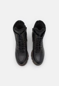 Anna Field Leather Winter Bootie - Bottes De Neige - Black -Boutique Fashion Soldes 1f7766b6380b43249c97d206d76344de