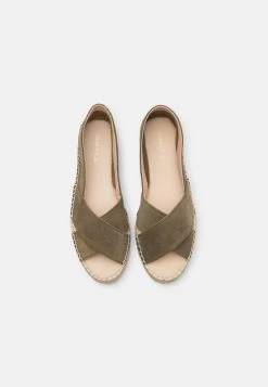 Anna Field Leather - Ballerines À Bout Ouvert - Khaki -Boutique Fashion Soldes 288265a0cd1f439e8687e5d9e99dacfb