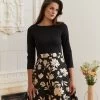 Anna Field Robe En Jersey - Black Gold -Boutique Fashion Soldes 56fff9f9d7544778935f57314e0fe4a3