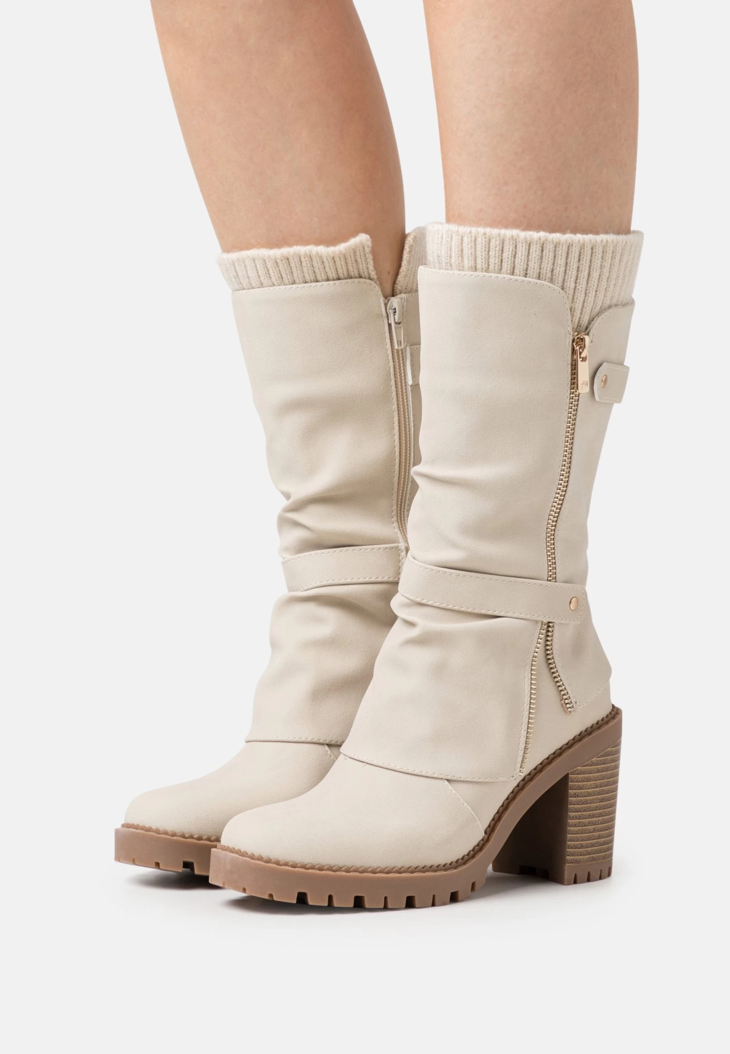 Anna Field Bottes - Beige 3 Anna Field Bottes - Beige