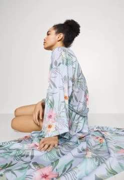 Anna Field Floral Robe - Peignoir - Blue -Boutique Fashion Soldes 6d0f4ed8dd7d41149e200bef4940c5e6