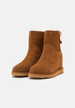 Anna Field Leather Winter Boot - Boots À Talons - Cognac -Boutique Fashion Soldes 73aab38a09124d93a0d917a71acd833b