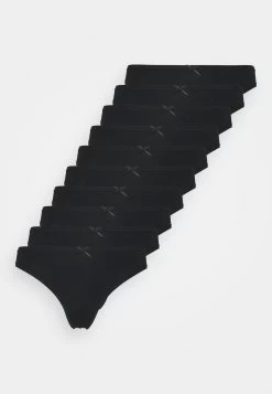 Anna Field 10 Pack - String - Black -Boutique Fashion Soldes 96ae7501f0f24390b5c6c97df1c645df
