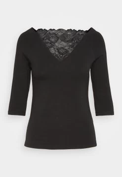 Anna Field T-Shirt À Manches Longues - Black -Boutique Fashion Soldes 98c997d9a98d495da1ab643252a9628c
