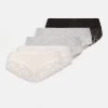 Anna Field 5 Pack - Slip - Grey/Pink -Boutique Fashion Soldes a397f62363ef4ef4ba66f2d646c3b887