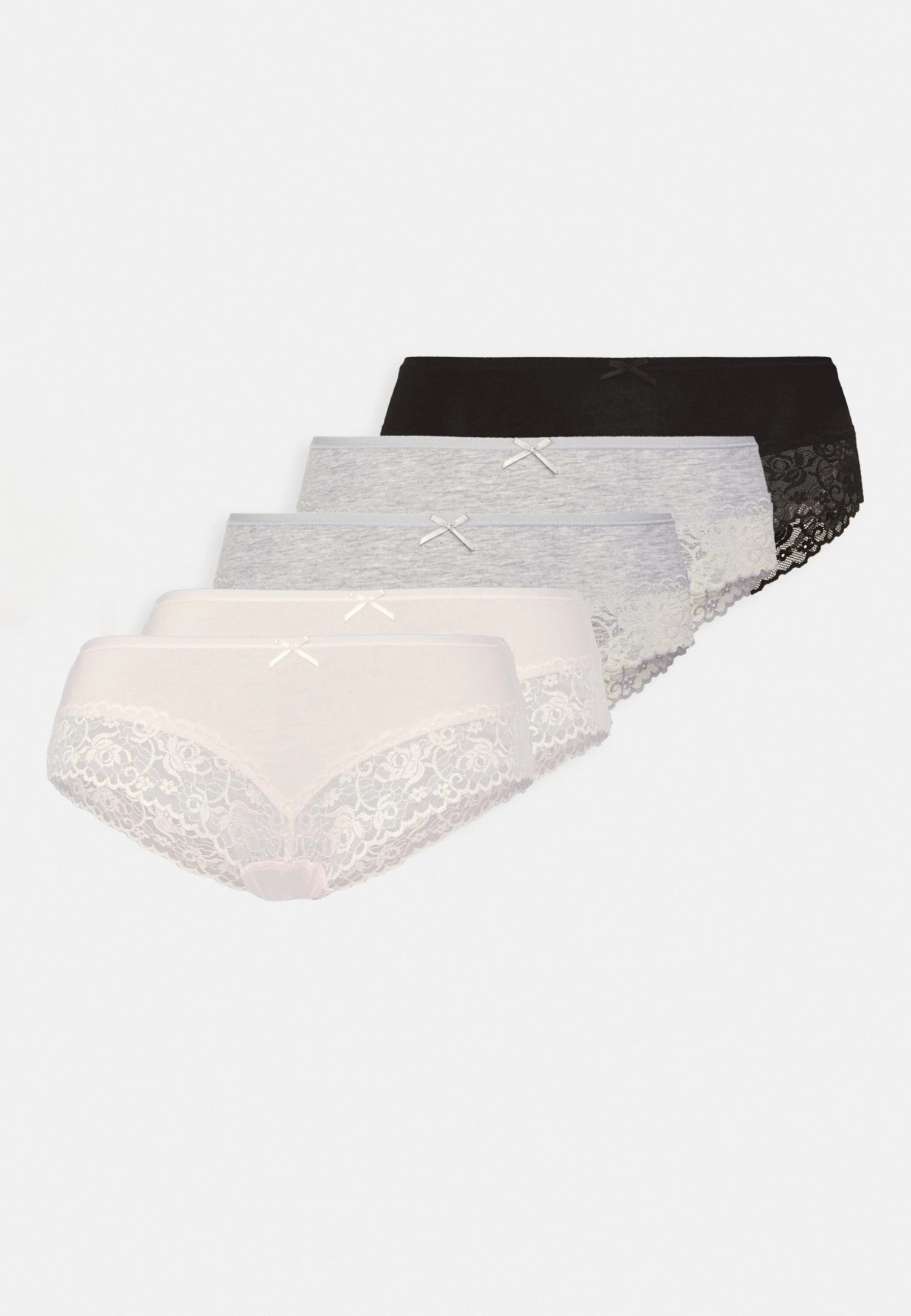 Anna Field 5 Pack - Slip - Grey/Pink 3 Anna Field 5 Pack - Slip - Grey/Pink