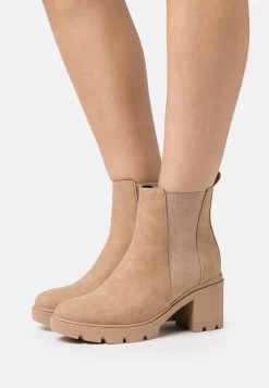 Anna Field Bottines À Plateau - Taupe