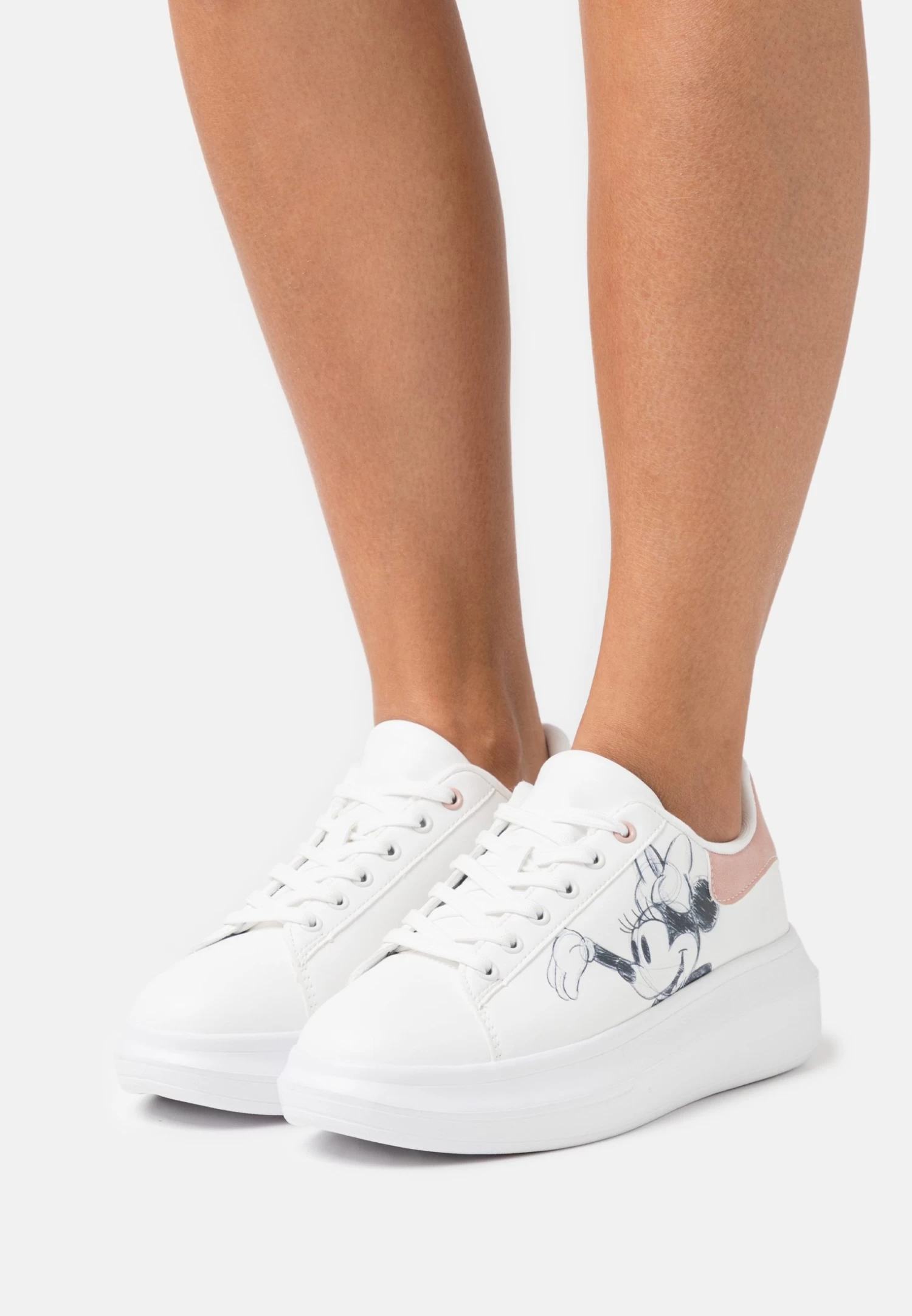 Anna Field Disney Mickey Mouse - Baskets Basses - White/Light Pink 3 Anna Field Disney Mickey Mouse - Baskets Basses - White/Light Pink