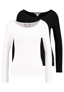 2Pack - T-Shirt À Manches Longues - Black/White