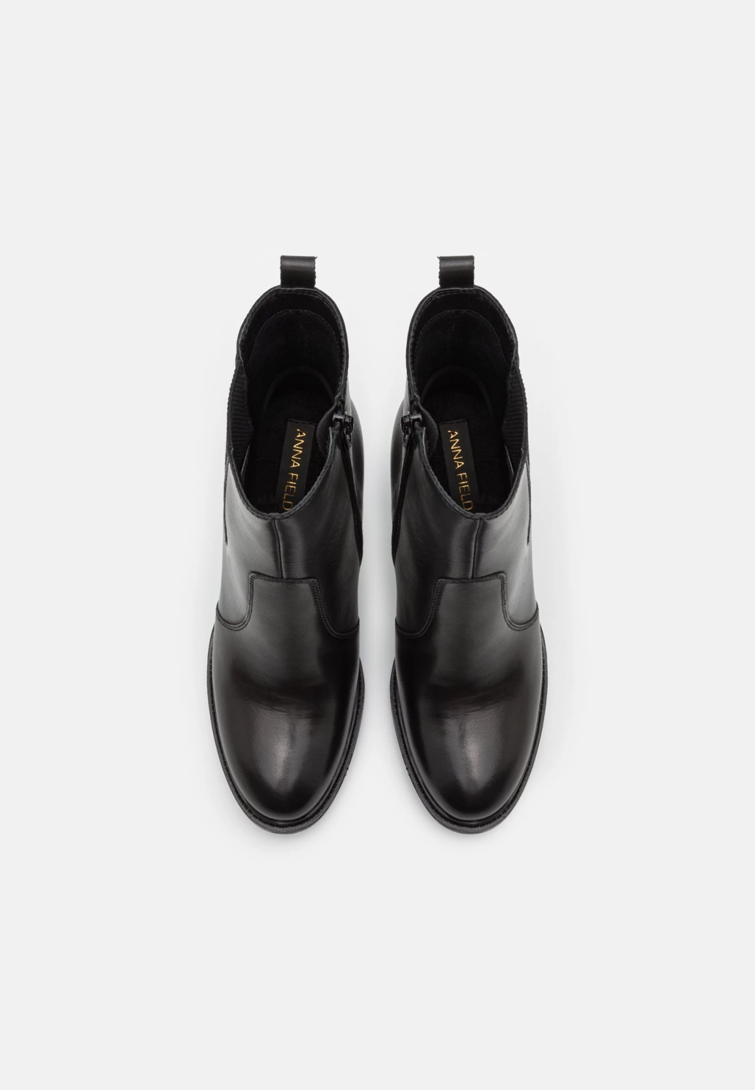 Leather - Bottines À Talons Hauts - Black 8 Leather - Bottines À Talons Hauts - Black – Image 6