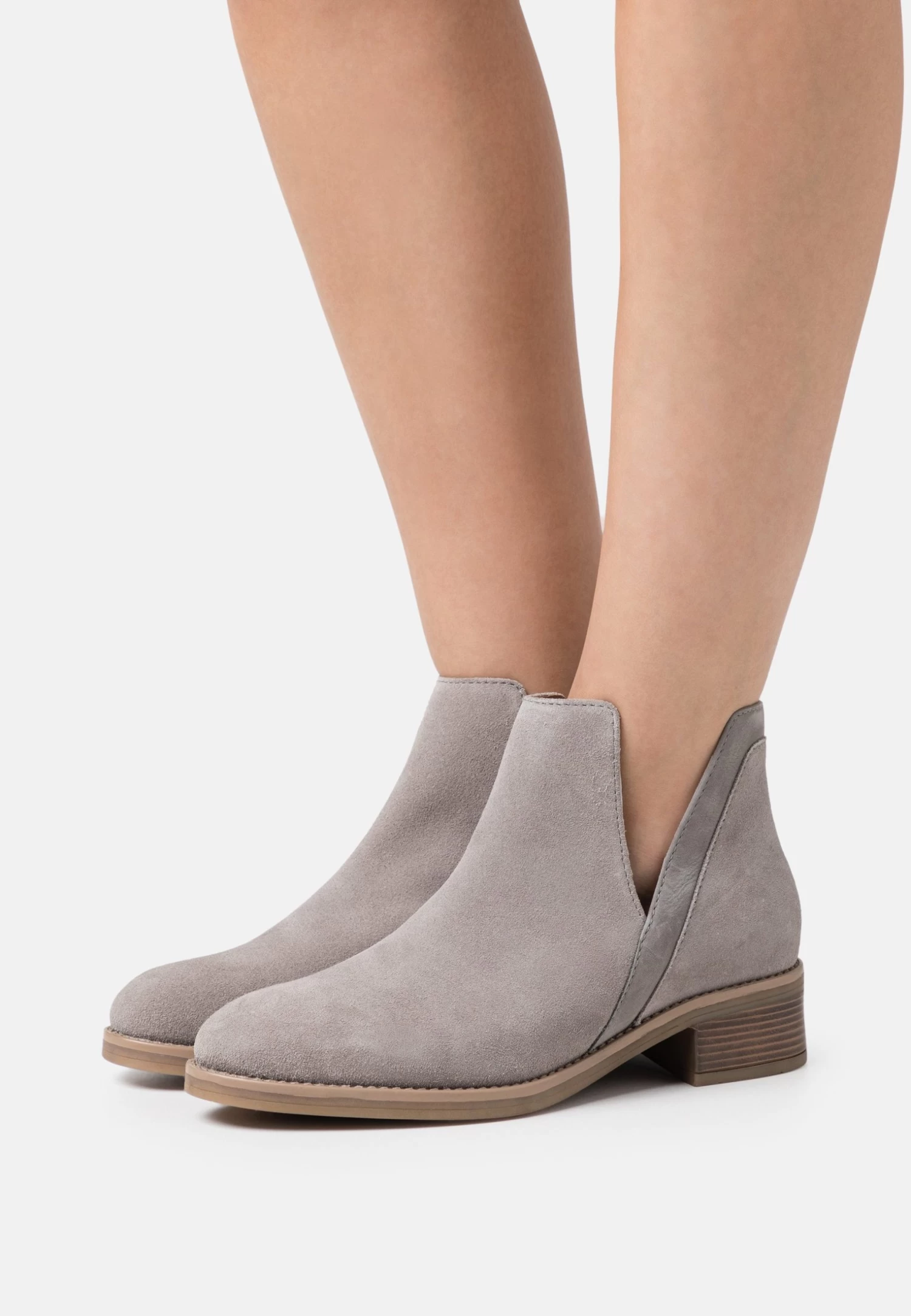Anna Field Leather - Boots À Talons - Grey 3 Anna Field Leather - Boots À Talons - Grey