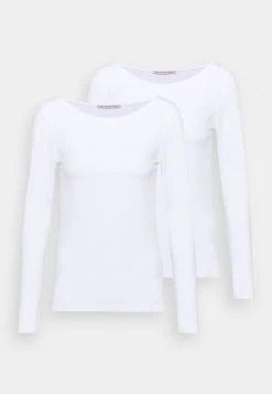 Anna Field 2 Pack - T-Shirt À Manches Longues - White