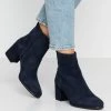 Anna Field Leather - Bottines - Dark Blue -Boutique Fashion Soldes e191333d37414872a3a74c83ff951272