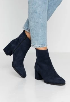 Anna Field Leather - Bottines - Dark Blue