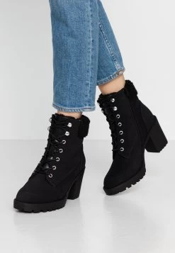 Anna Field Winter Boot - Bottines À Plateau - Black