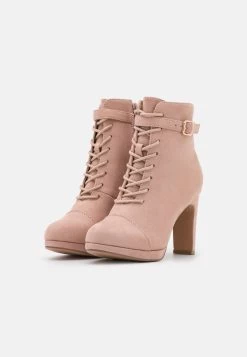 Bottines À Lacets - Light Pink -Boutique Fashion Soldes e39d8d69e2a440b58a88a3f6a8248885