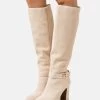 Anna Field Leather - Bottes À Talons Hauts - Beige -Boutique Fashion Soldes f3c1a1786c284a9cb8579ea0536b20f8